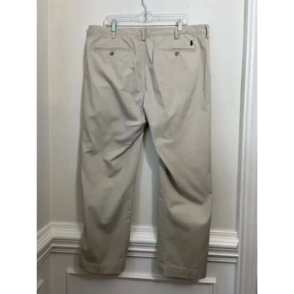 Polo Ralph Lauren Pants Khaki Chino Classic Fit 38X30 Tan Polo Chino Scan Tag